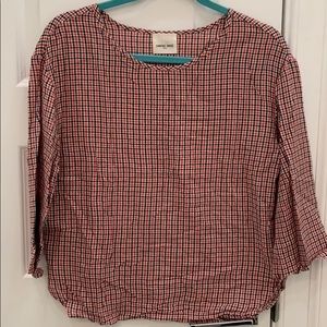 Laurence Dolige Paris plaid top